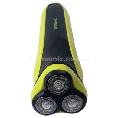 Электробритва аккумуляторная Shaver Rozia HT-9536 Черная с желтым