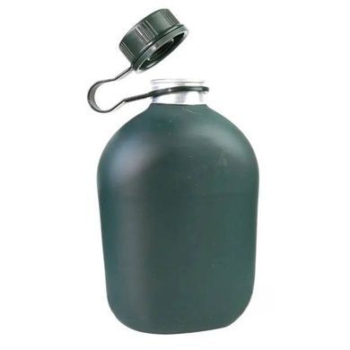 Фляга пластиковая с чехлом в камуфляжной расцветке MILITARY STYLE 1L Лесной камуфляж