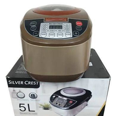 Мультиварка с чашей с антипригарным покрытием 5л SILVER CREST Коричневая