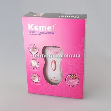 Эпилятор KEMEI KM-1187 3в1 розовый