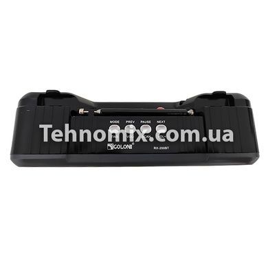 Музыкальная Bluetooth колонка бумбокс Golon RX-200BT Серебряная