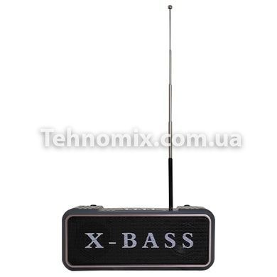 Музыкальная Bluetooth колонка бумбокс Golon RX-200BT Серебряная
