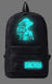 Светящийся городской рюкзак с usb зарядкой + замок (мальчик в шляпе)