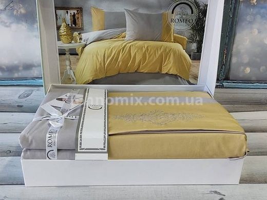 Постельное белье Romeo Vis.Yellow gri Ранфорс Хлопок Евро размер