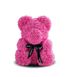 Ведмедик з 3D троянд Zupo Crafts 25 см Рожевий