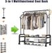 Стійка-вішалка для одягу та взуття подвійна Multipurpose Hanger