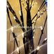 Нічник Дерево 108LED 1,2 м, чорний стовбур, Теплий колір