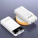 Power Bank 30 000mA 4 разъема USB, микро USB, TYPE-C Белый