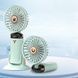 Мини-вентилятор аккумуляторный на присоске Mini Fan TP-01 Бирюзовый