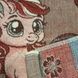 Набор кухонных льняных полотенец для рук Единороги 25x50см 20шт 31327 Разноцветные