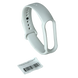 Ремінець силіконовий для Xiaomi Mi Band 5 №2 білий