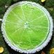 Подстилка пляжная Лайм с бахромой 150см