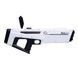 Пістолет генератор мильних бульбашок з підсвічуванням 4*АА S 660 Bubble Gun Білий з фіолетовим