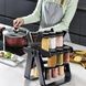 Карусель для спецій 18 відсіків Spice Rack Чорна
