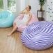 Кресло-мешок надувное для отдыха в полоску Sofa XL-1135 Розовое