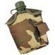 Фляга пластиковая с чехлом в камуфляжной расцветке MILITARY STYLE 1L Лесной камуфляж