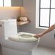 Чохол-сидіння на унітаз із вишивкою двоколірний Fashion Toilet Cushion AND 02 Р Оливковий з бежевим