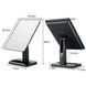 Косметичне складне дзеркало Led Mirror з LED підсвічуванням black