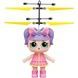 Летающая кукла индукционная Flying Girl Розовая
