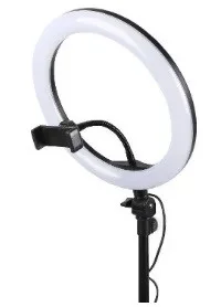 Кільцева світлодіодна Led лампа для Селфі MJ20 RGB 20 см