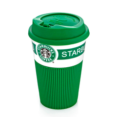 Керамическая термочашка Starbucks Зеленая