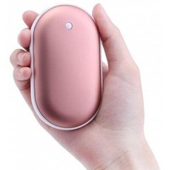 Грілка-повербанк для рук Pebble Hand Warmer PowerBank 5000 mAh рожевий