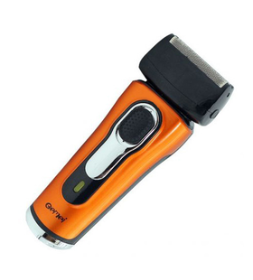 Електробритва з тримером Gemei GM-7110 Чорно-помаранчева