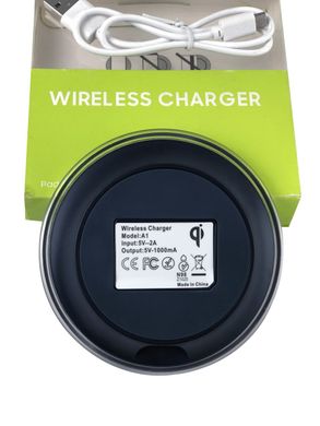 Бездротовий зарядний пристрій Wireless Charge Чорний