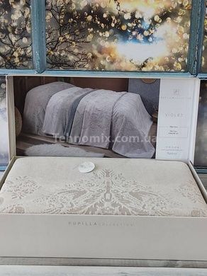 Простынь Pupilla Violet pudra 220х240 махра/велюр