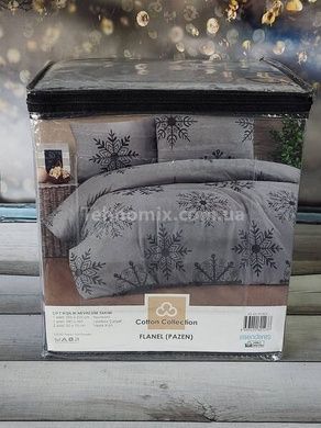 Постільна білизна Cotton collection 41904 Фланель Бавовна Євро розмір