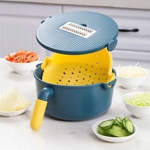 Шинковка-терка кругла з ручкою Multifunctional cooking machine SZK-6