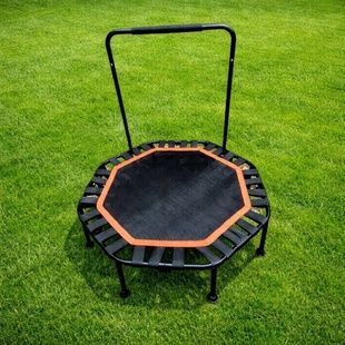 Батут для фітнесу з ручкою &Oslash;105/120см H25см bt-1707 &Oslash;105/120, H25 Чорний з червоним