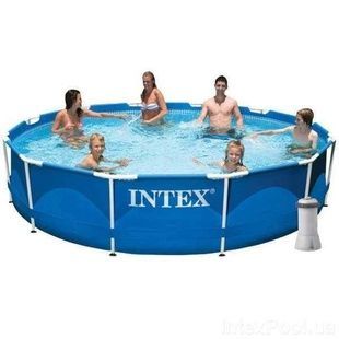 Басейн intex 28212 (366х76см) 6500л + фільтр + насос