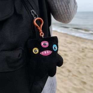 Игрушка-брелок Fuggler Wide Eyed Weirdo 13см Черный