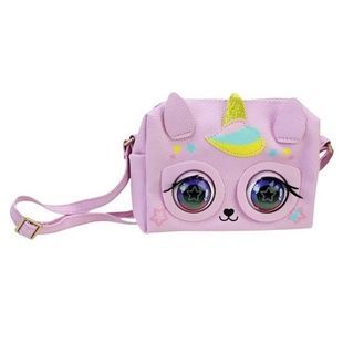 Сумочка детская интерактивная с глазками 18*13,5см Little Winking Elf BL-316 Розовая
