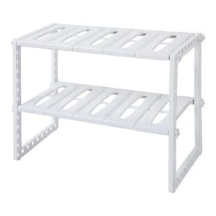 Полиця під раковину для зберігання кухонного приладдя Kitchen Rack Біла