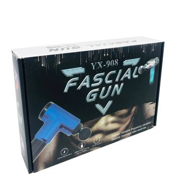 М'язовий масажер Fascial Gun YX-908 Чорний