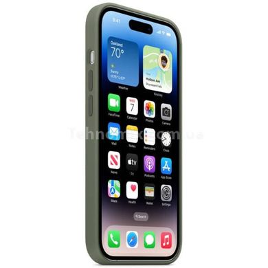 Чехол для смартфона AAA MagSafe IC Silicone Full Case для iPhone 14 Pro Max Olive