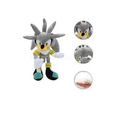 Іграшки Sonic the Hedgehog 30 см (Silver)