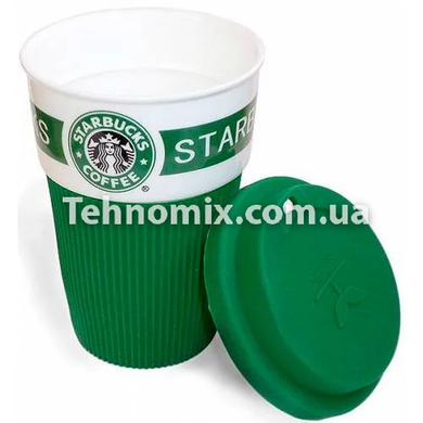 Керамічна термочашка Starbucks Зелена
