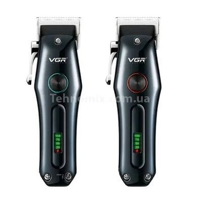 Аккумуляторная машинка для стрижки +4 насадки VGR V-969 Черная