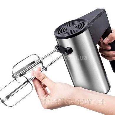 Миксер ручной кухонный с венчиками и насадкой для теста 300Вт Sokany SK-6638