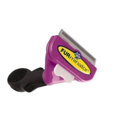 Фурмінатор з кнопкою для чищення вовни FURminator 10 см Фіолетовий