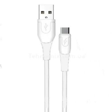 Зарядное устройство 1м 2,4А Type-C WUW T31 Белое