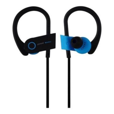 Навушники бездротові вакуумні з мікрофоном Bluetooth G5 Чорні з синім