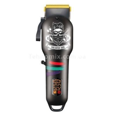Машинка для стрижки волос и бородыс LED-дисплеем VGR V-699 Черная