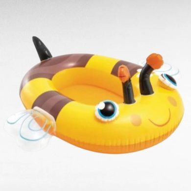 Плотик детский надувной 100х97см Intex 59380 NP Пчелка