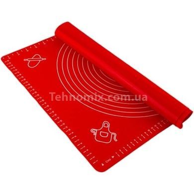 Силіконовий килимок для випічки Benson BN-021 (30*40см) Червоний