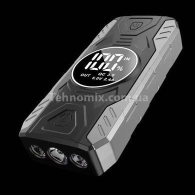 Пускозарядний пристрій 11900 мАh JUMPSTARTER QY19 Чорне з червоним