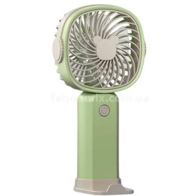 Вентилятор настільний міні ручний акумуляторний USB Handheld fan AND LY-838 KLW-F8 Зелений